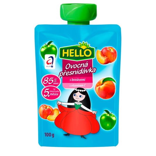 Detská výživa Broskyňa 100g Hello