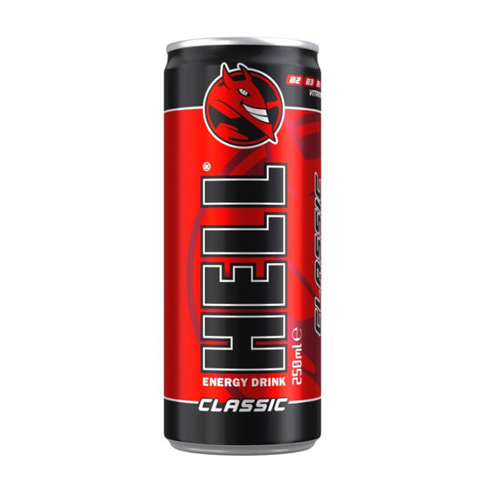 Nápoj energetický Hell 250ml plech
