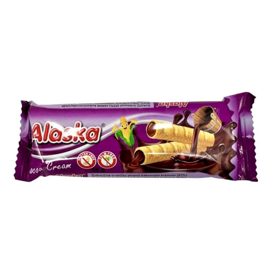 Trubičky kukuričné Alaska Kakao 18g